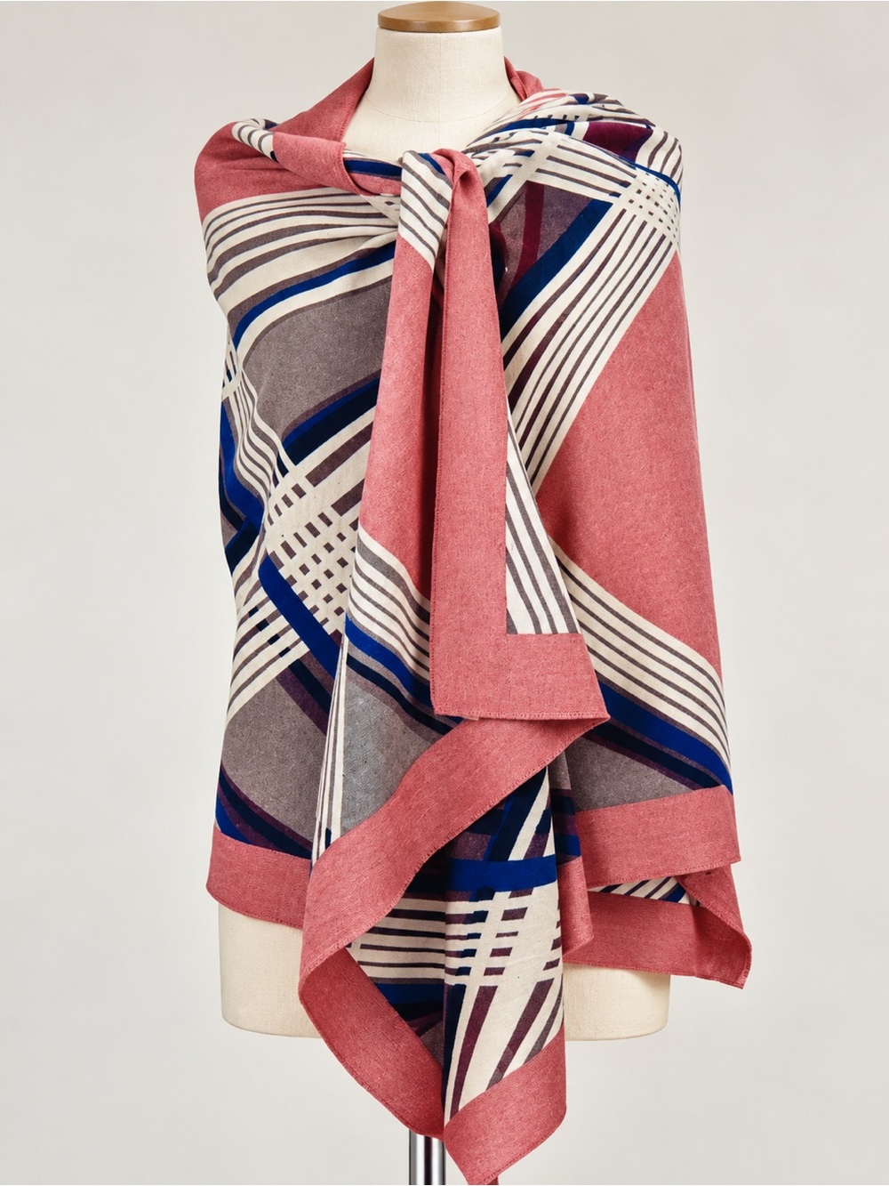 Geometric Pattern Scarf/Wrap